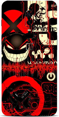 BUGGU OnePlus 6 Mobile Skin(Ultra Supe Red Graffiti Skin With High Matte Finish.)