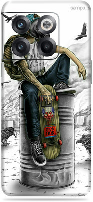 SkinoMania Oneplus 10T Mobile Skin(Multicolor Skate Toxic)