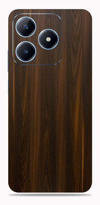 SkinoMania realme NARZO N63 Mobile Skin(Mahogany Wood)