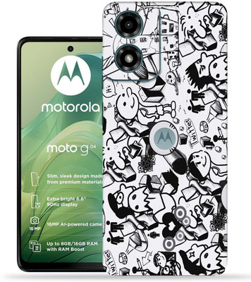 OggyBaba Moto G04 Mobile Skin(Doodle)