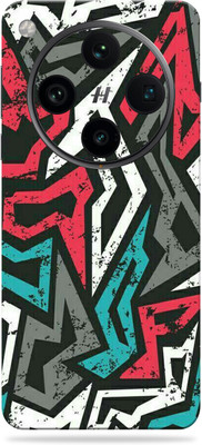 SkinoMania OPPO Find X8 Pro Premium Vinyl Mobile Skin (Multicolor) Mobile Skin(Abstract-Mad-Angle)
