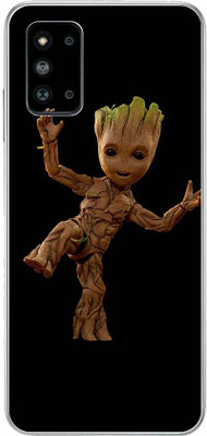 FCS Samsung Galaxy F52 5G Printed Back skin Mobile Skin(Groot Skin)