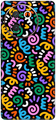 wrap craft VIVO V30E 5G Premium Vinyl BACK Mobile Skin(Multicolor)