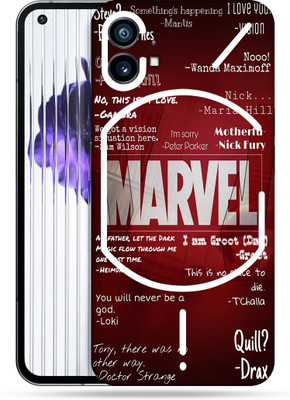 SkinoMania Nothing-Phone(1) Mobile Skin(Multicolor Typo Marvel)