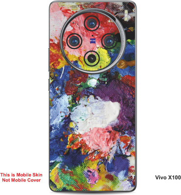 VYBE The Smart Choice Vivo X100 Art Embossed Mobile Skin(Dark Byzantium 18)