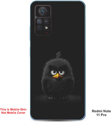 VYBE The Smart Choice Redmi Note 11 Pro Angry Bird Embossed Mobile Skin(Iridium A1)