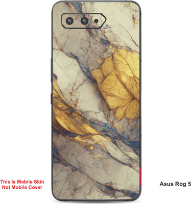 VYBE The Smart Choice Asus Rog 5 Abstract Embossed Mobile Skin(Vanilla 1)