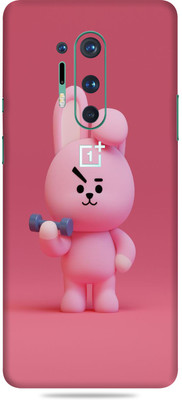 Gizmo Wraps Oneplus 8 Pro, Pink Teddy-1 Mobile Skin(Multicolor)
