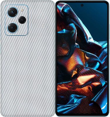 SkinoMania POCO X5 Pro 5G Mobile Skin(Silver-CF)