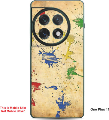 VYBE The Smart Choice One Plus 11 Art Embossed Mobile Skin(Sunset A11)