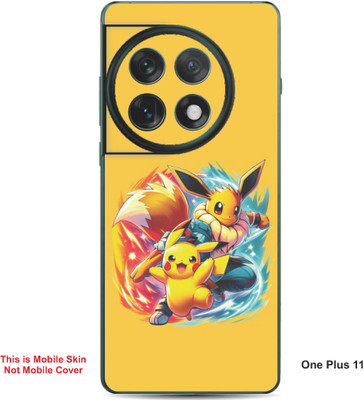 VYBE The Smart Choice One Plus 11 Pokemon Embossed Mobile Skin(Sandstorm 26)