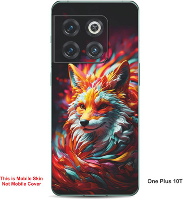 VYBE The Smart Choice One Plus 10T Wolf Embossed Mobile Skin(Bee Yellow 31)