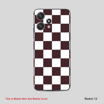 VYBE The Smart Choice Redmi 12 Pattern Mobile Skin Mobile Skin(Multi Colour S11)