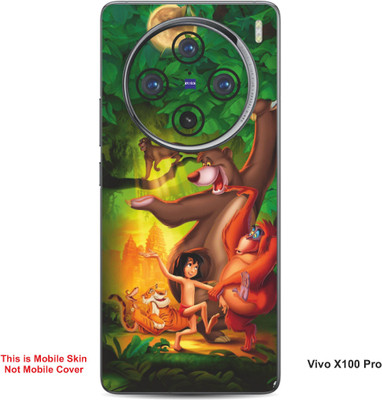 VYBE The Smart Choice Vivo X100 Pro Jungle Book Embossed Mobile Skin(Green Pea B16)