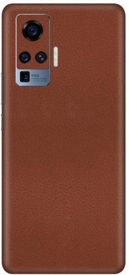 Vcare GadGets Vivo X50 Pro Mobile Skin(Leather Brown)