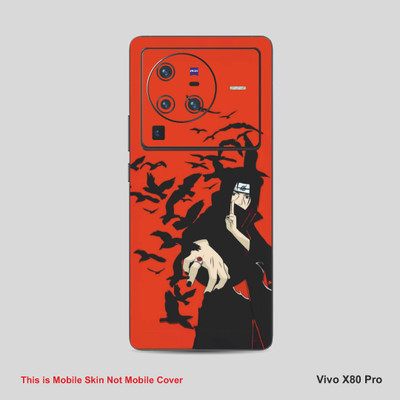 VYBE The Smart Choice Vivo X80 Pro Naruto Mobile Skin Mobile Skin(Jasper Orange A10)