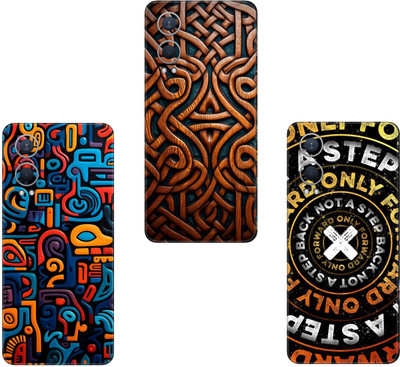 wrap craft TECNO SPARK 6 GO COMBO(PACK OF 3)Camera&Back Protector Premium Vinyl Mobile Skin(Multicolor)