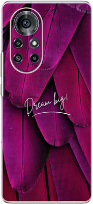 FCS Huawei nova 8 Pro 4G Printed Back skin Mobile Skin(Pink Feather)
