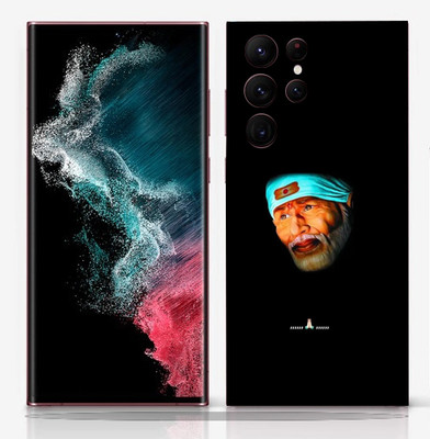 SkinoMania Samsung Galaxy S22 Ultra Mobile Skin(Om-sai-ram Multicolor Mobile skin)