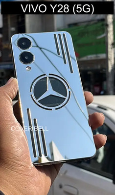 Mokteck VIVO Y28 (5G) SILVER MERCEDES BACK PANEL Mobile Skin(Silver)