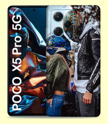 WeCre8 Skin's Xiaomi Poco X5 Pro 5G Mobile Skin(Amor Motero Multicolor Black Mobile Skin)
