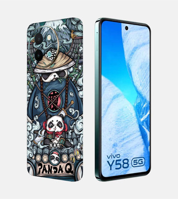 OggyBaba Vivo Y58 5g Mobile Skin(Ninja Panda)