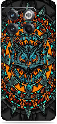 SkinoMania Oneplus 10T Mobile Skin(Multicolor Mighty Owl)