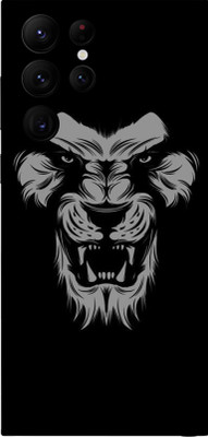 AsSkin Samsung Galaxy s22 Ultra 5g, samsung s22 ultra 5g, Samsung Galaxy Mobile Skin(Ultra Super Black Lion Skin With High Matte Finish.)