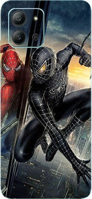 BugguSkin INIFINIX HOT 11 2022, infinix hot 11 2022, INfinix Hot 11 2022 Mobile Skin(Ultra Super Black Spiderman with venom Skin With High Matte Finish.)