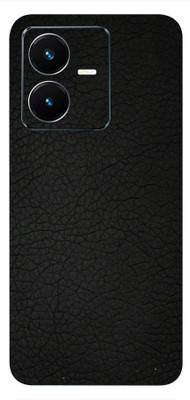 AsSkin Vivo Y22, vivo y22 Mobile Skin(Ultra Black Leather High Gloss Finish).)