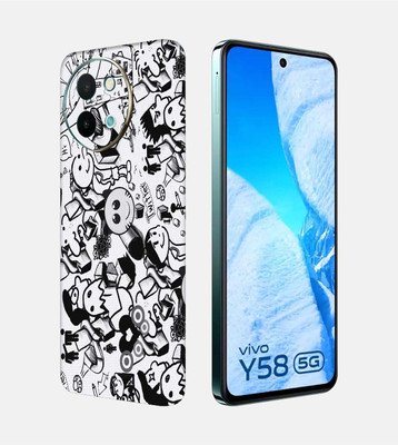 OggyBaba Vivo Y58 5g Mobile Skin(Doodle)
