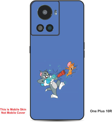 VYBE The Smart Choice One Plus 10R Tom & Jerry Embossed Mobile Skin(Glaucous 24)