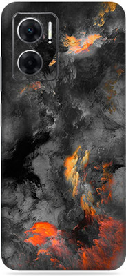 SkinoMania Redmi 11 Prime(5G) Mobile Skin(Multicolor Black Clouds)