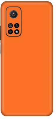 Vcare GadGets Mi 10 T 5G Mobile Skin(Orange Matte)
