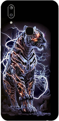 yug emporium VIVO V9, Y83 PRO 3D BLACK PANTHER DESIGN PATTERN THEME BACK SKIN STICKERS Mobile Skin(Black)