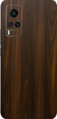 BUGGU Vivo X60 Pro, vivo x60 pro Mobile Skin(Ultra Super Mahogany Wood Skin With High Matte Finish., Mobile Skin (Back+Side+Camera))