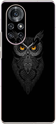 FCS Huawei nova 8 5G Printed Back skin Mobile Skin(Dark Owl)