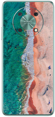 FCS Huawei nova Y90 Printed Back skin Mobile Skin(Sky Red)
