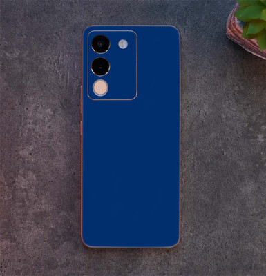 TJ CREATION vivo Y200 Pro 5G Mobile Skin(Ulltra Super Dark Blue Matte Skin With High Matte Finish., Mobile Skin (Back+Side+Camera))