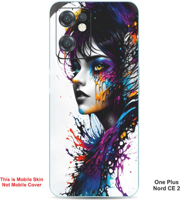 VYBE The Smart Choice One Plus Nord CE 2 Art Embossed Mobile Skin(Desert Storm A17)