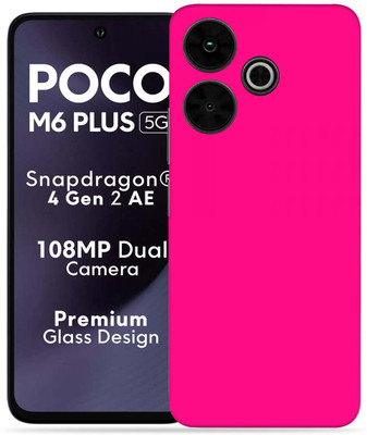 OggyBaba OggyBaba Poco M6 Plus 5g Mobile Skin(Pink Matte)