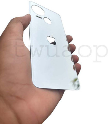 TWUAOP TECNO SPARK 10 5G MOBILE SKIN ACRYLIC SHEET MIRROR BACK PANNEL APPLE Mobile Skin(Silver)