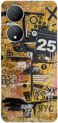 Pochanki Vivo Y100 5G Mobile Skin(Ultra Super Multicolor Graffiti Skin With Matte Finish.)