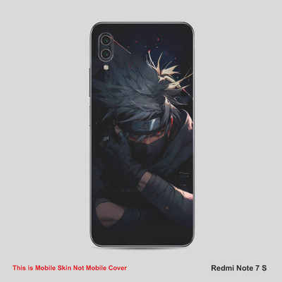 VYBE The Smart Choice Redmi Note 7S Kakashi Mobile Skin Mobile Skin(Tealish Blue B31)