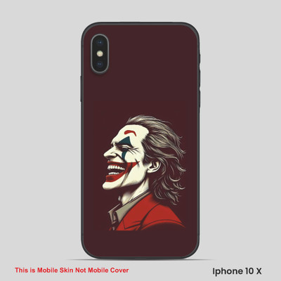 VYBE The Smart Choice iPhone 10X Horror Mobile Skin(Beige White 3)