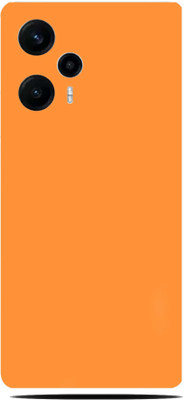 TJ CREATION POCO F5 5G, Orange Matte, poco f5 5g Mobile Skin(Super Ultra Orange Matte Matte Skin With(Back+Camera+Sides))