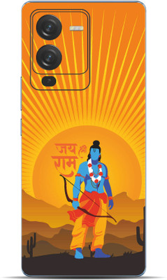 VYBE Vivo V25 Pro Shree Ram Mobile Skin Mobile Skin(Selective Yellow34)
