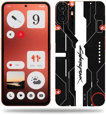 WeCre8 Skin's WeCre8 Skin's Nothing_CMF_Phone_1 Mobile Skin(Simple Black Cyber)