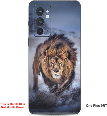 VYBE The Smart Choice One Plus 9RT Lion Embossed Mobile Skin(Judge Grey 28)
