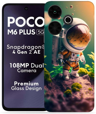 OggyBaba OggyBaba Poco M6 Plus 5g Mobile Skin(Little astronaut)